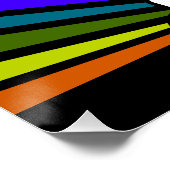 Art Deko Sun in Regenbogen (Ecke)