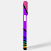 Art Deko Sun in Regenbogen Case-Mate iPhone Hülle (Rückseite / Rechts)