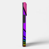 Art Deko Sun in Regenbogen Case-Mate iPhone Hülle (Rückseite / Rechts)