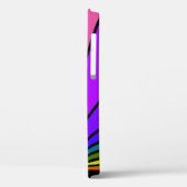 Art Deko Sun in Regenbogen Case-Mate iPhone Hülle (Rückseite / Links)