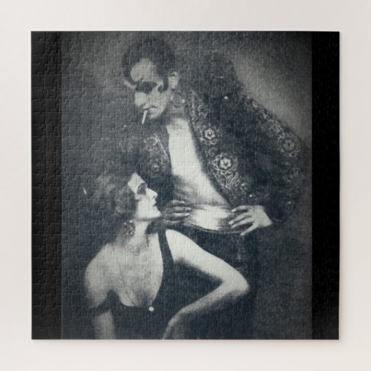 Art Deko Tänzer Berber und Droste Puzzle (Vertikal)