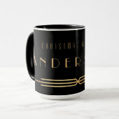 Art Deko Tasse (Vorderseite Links)