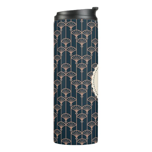 Art Deko Thermosbecher (Nach links gedreht)