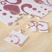 Art Deko, Vintage elegante Tapete. Puzzle (Seite)