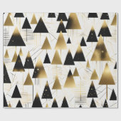 Art Deko Weihnachtsbäume verpacken Papier Geschenkpapier (Flach)