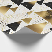 Art Deko Weihnachtsbäume verpacken Papier Geschenkpapier (Ecke)