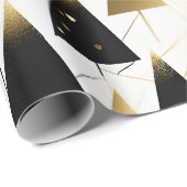 Art Deko Weihnachtsbäume verpacken Papier Geschenkpapier (Rolleneckpunkt)