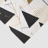 Art Deko Weihnachtsbaumpapier Seidenpapier (Ausschnitt)