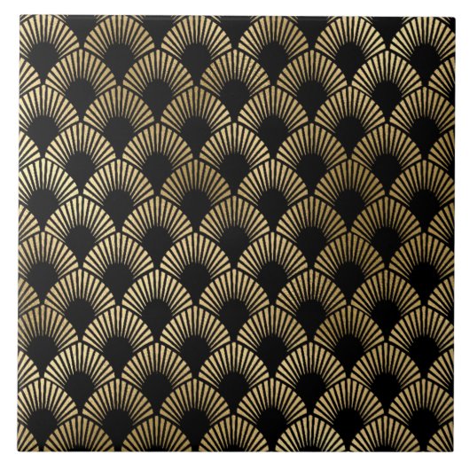 Art Deko Wohngestaltung Keramik Fliese (Vorderseite)