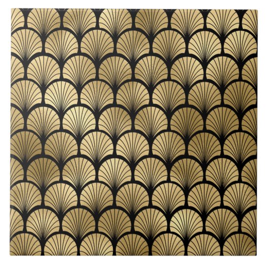 Art Deko Wohngestaltung Keramik Fliese (Vorderseite)