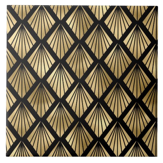 Art Deko Wohngestaltung Keramik Fliese (Vorderseite)