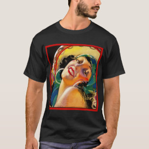 Art Deko zeichn eines Flappers T-Shirt