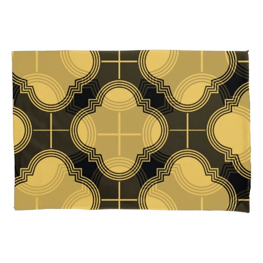 Art Deko: Ziernahtlose Eleganz. Kissenbezug (Vorderseite)