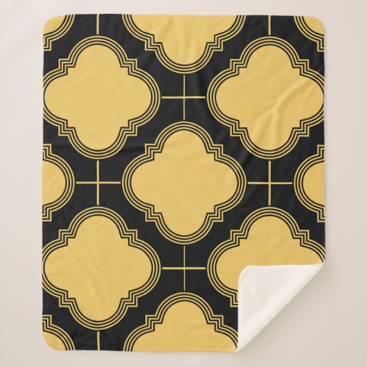 Art Deko: Ziernahtlose Eleganz. Sherpadecke (Vorderseite)