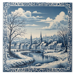 Art Delft Winter/Weihnachten 8 Fliese