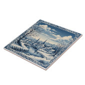 Art Delft Winter/Weihnachten 8 Fliese (Seite)