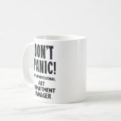 Art Department Manager Kaffeetasse (Vorderseite Links)