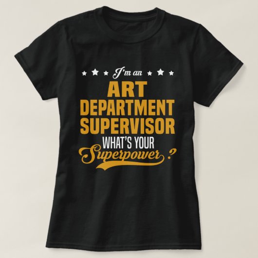 Art Department Supervisor T-Shirt (Design vorne)