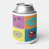 Art der 80er Jahre Pop Dosenkühler (Kanne Rückseite)