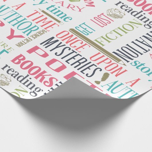 Art der Bibliothek Geschenkpapier (Ecke)