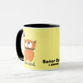 Art der Biene (be kind) Inspiration Cartoon Cat Tasse (Vorderseite Links)