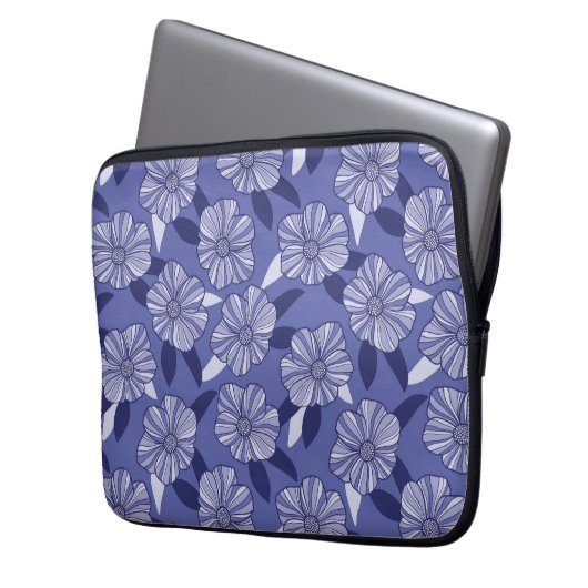Art der Blumenlinie Laptopschutzhülle (Vorderseite Links)