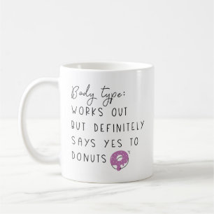 Art der Donuts Kaffeetasse