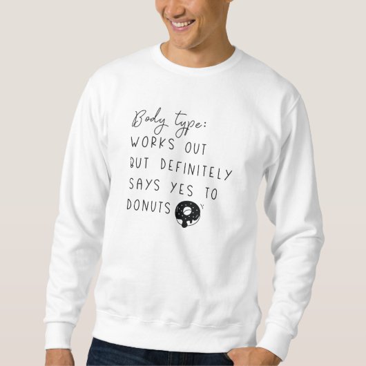 Art der Donuts Sweatshirt (Vorderseite)