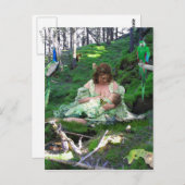 Art der Empress-Tarot-Karte Postkarte (Vorne/Hinten)