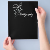 Art der Fotografie Flyer (Hand)