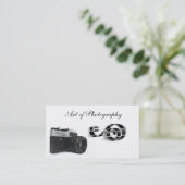 Art der Fotografie Visitenkarte (Stehend Vorderseite)