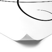 Art der Hochzeit Poster (Ecke)