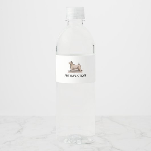 Art der Injektion Klare Flasche Wasserflaschenetikett (Vorderseite)