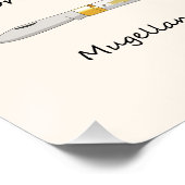 Art der italienischen Messer - Illustrierte Mauerk Poster (Ecke)