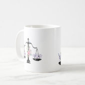 Art der Justiz Kaffeetasse (Vorderseite Links)