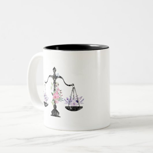 Art der Justiz Zweifarbige Tasse (Vorderseite Links)