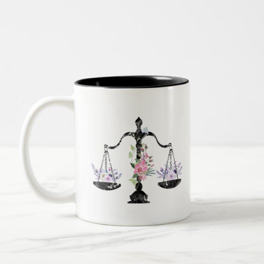 Art der Justiz Zweifarbige Tasse (Links)