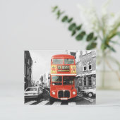 Art der Linienbusmalerei in London Postkarte (Stehend Vorderseite)