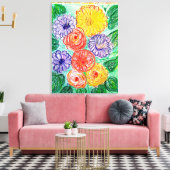 Art der Medien: Premium Wrapped Canvas (Gloss) Leinwanddruck (Insitu (Wohnzimmer))