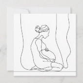Art der Schwangerschaft Einladung (Vorderseite)