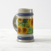 Art der Sonnenblume Bierglas (Vorderseite Links)