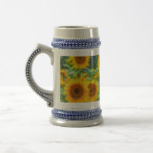 Art der Sonnenblume Bierglas (Links)