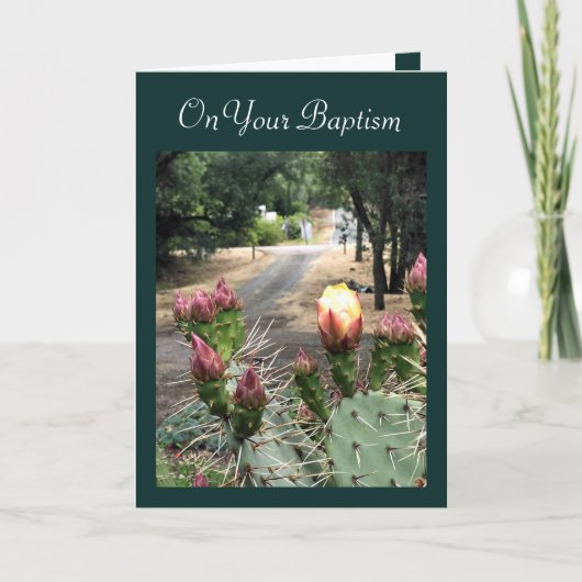 Art der Treue Erwachsene Taufe Karte (Vorderseite)