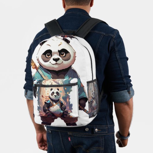 Art der Verpackung: Druckausschnitt Rucksack-Panda Bedruckter Rucksack (Insitu (Modell))