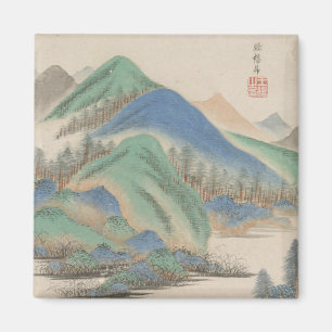 Art der verschiedenen Landschaft der alte Meister Magnet
