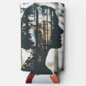 Art der weiblichen Eule Cooler Selters Dosenkühler (Vorderseite)