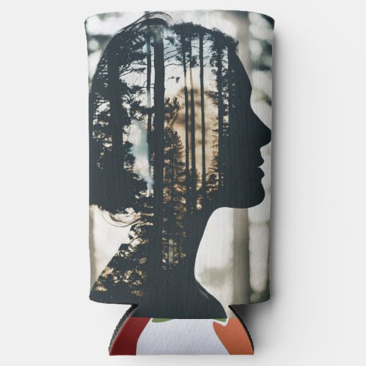 Art der weiblichen Eule Cooler Selters Dosenkühler (Vorderseite)