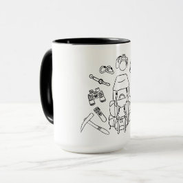 Art des Abenteuers | Tasse für Wanderer