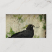 Art des Blackbird Visitenkarte (Rückseite)
