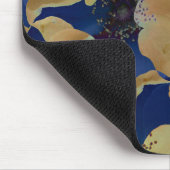 Art des Blumenmusters in Beige und Blau/Blume Mousepad (Ecke)